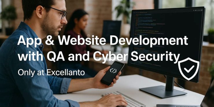 App & Website Development with QA and Cyber Security – Only at Excellanto