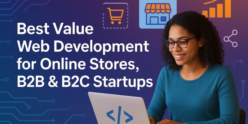 Best Value Web Development for Online Stores, B2B & B2C Startups