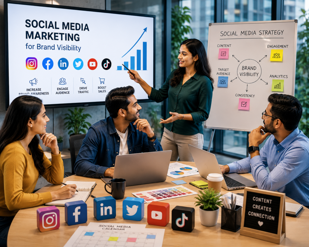 Social Media Marketing for Brand Visibility
